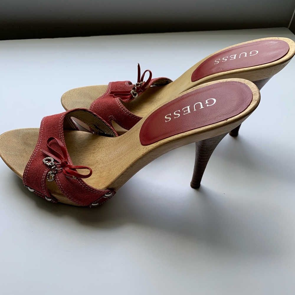 Guess Women’s platform mules (rare)